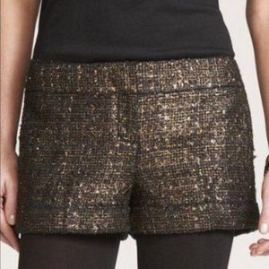 EXPRESS black and gold tweed shorts NEW WITH TAGS